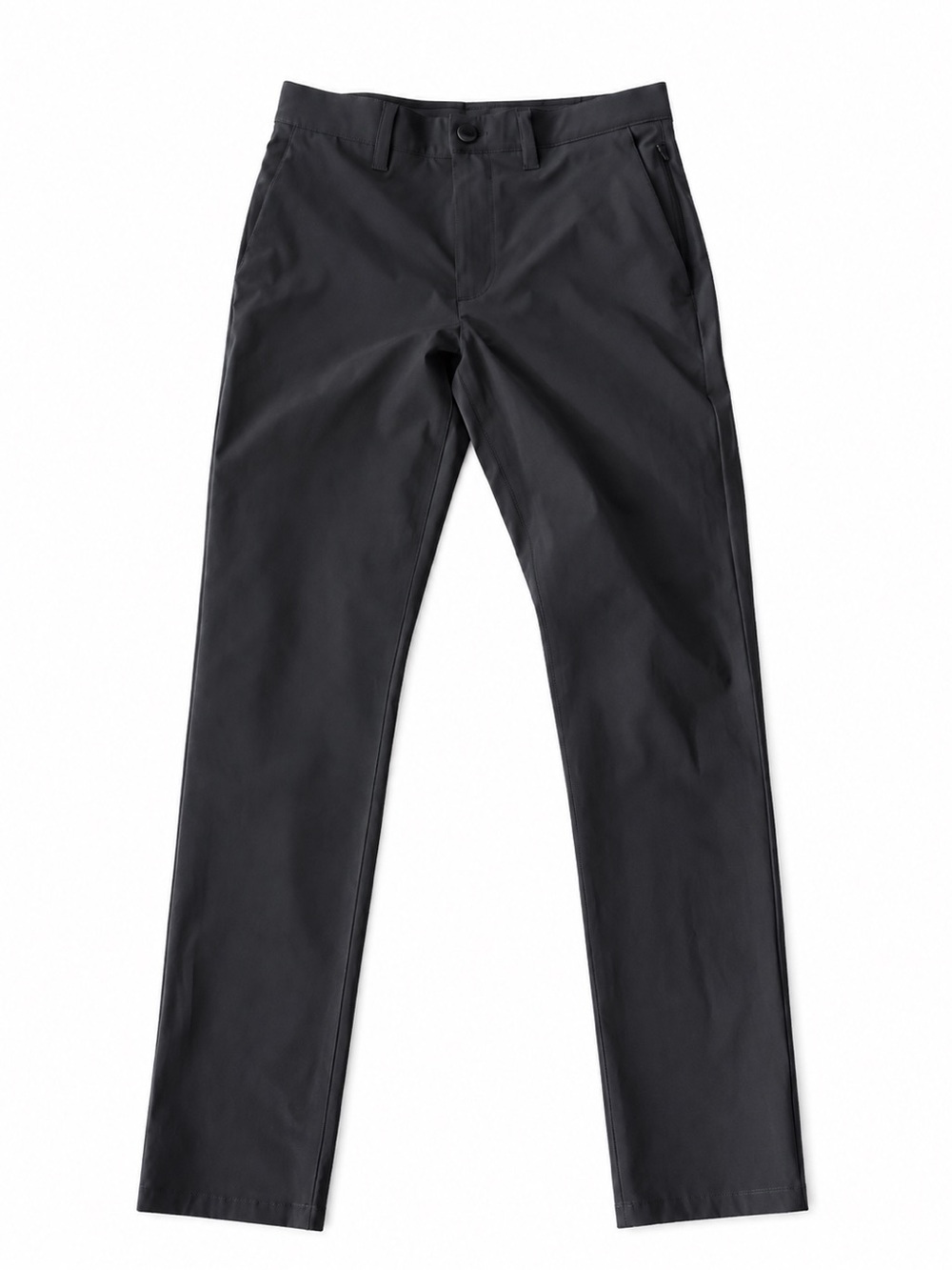 Men's Tailored Straight Dress Pants - Black